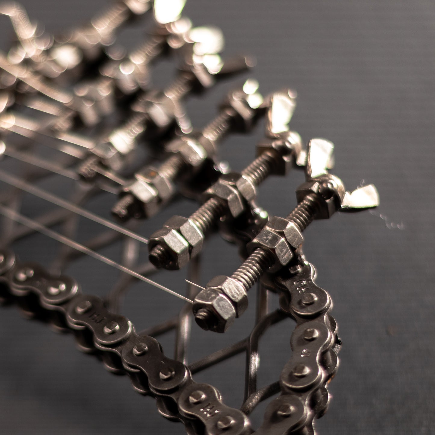 "The Original" Metal Electric Guitar Sculpture Heavy Metal Wall Art